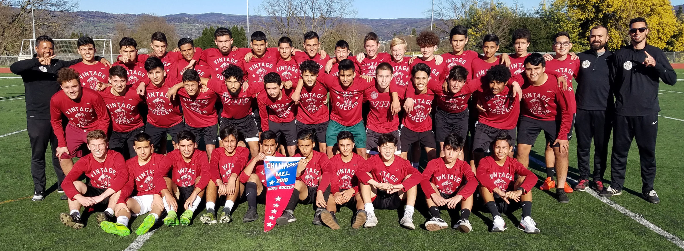 Vintage boys soccer